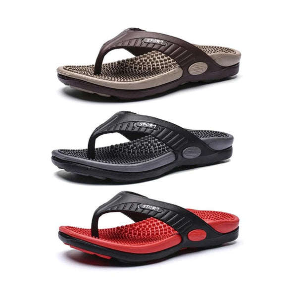 Massage Granule Footbed Slippers