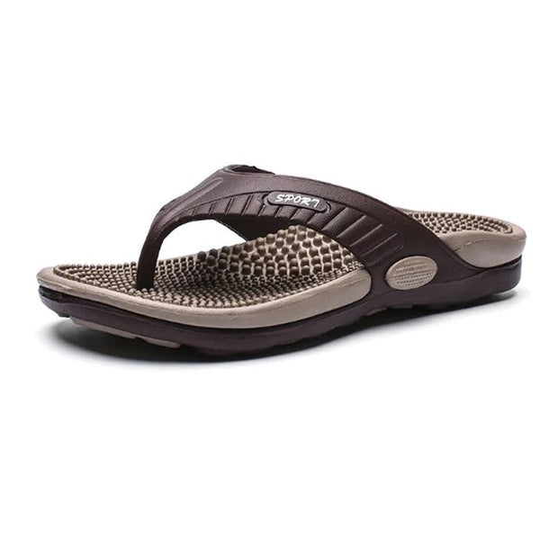 Massage Granule Footbed Slippers