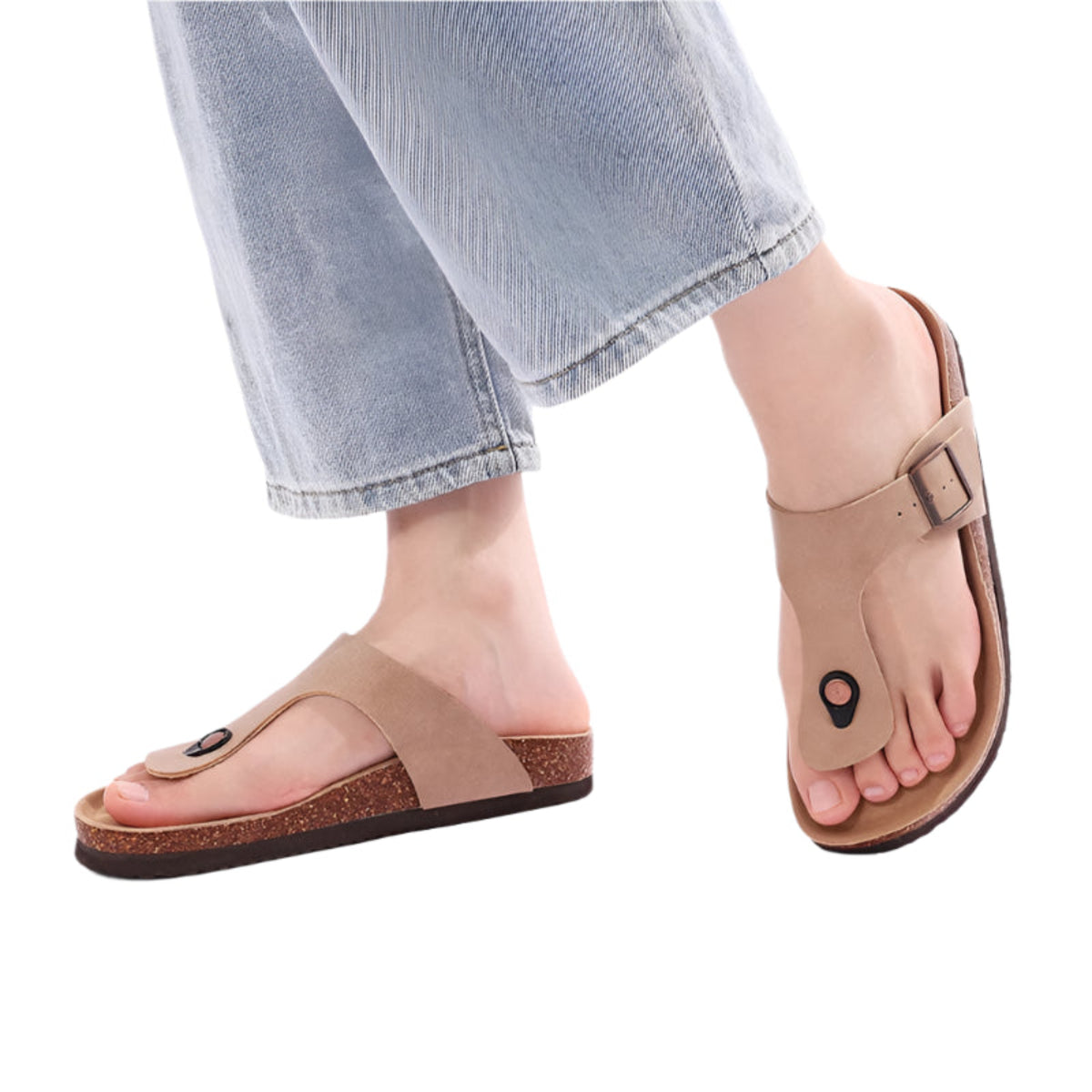 Pallene Women's Cork Flip Flops